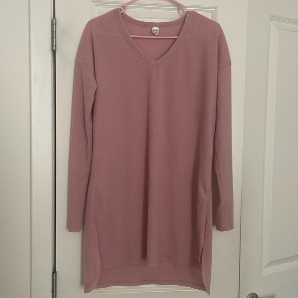 Pink long sweater